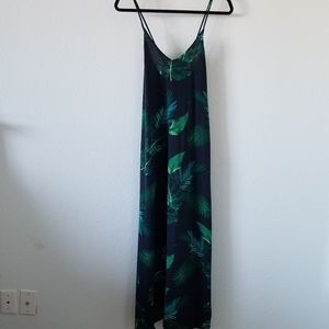 Maxi tropical dress